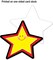 Carson Dellosa 36-Piece Colorful Star Cutouts, Smiley Face Bulletin Board Decorations for Name Tags, Cubbies, Locker Decorations, Posterboard, and Classroom Decor